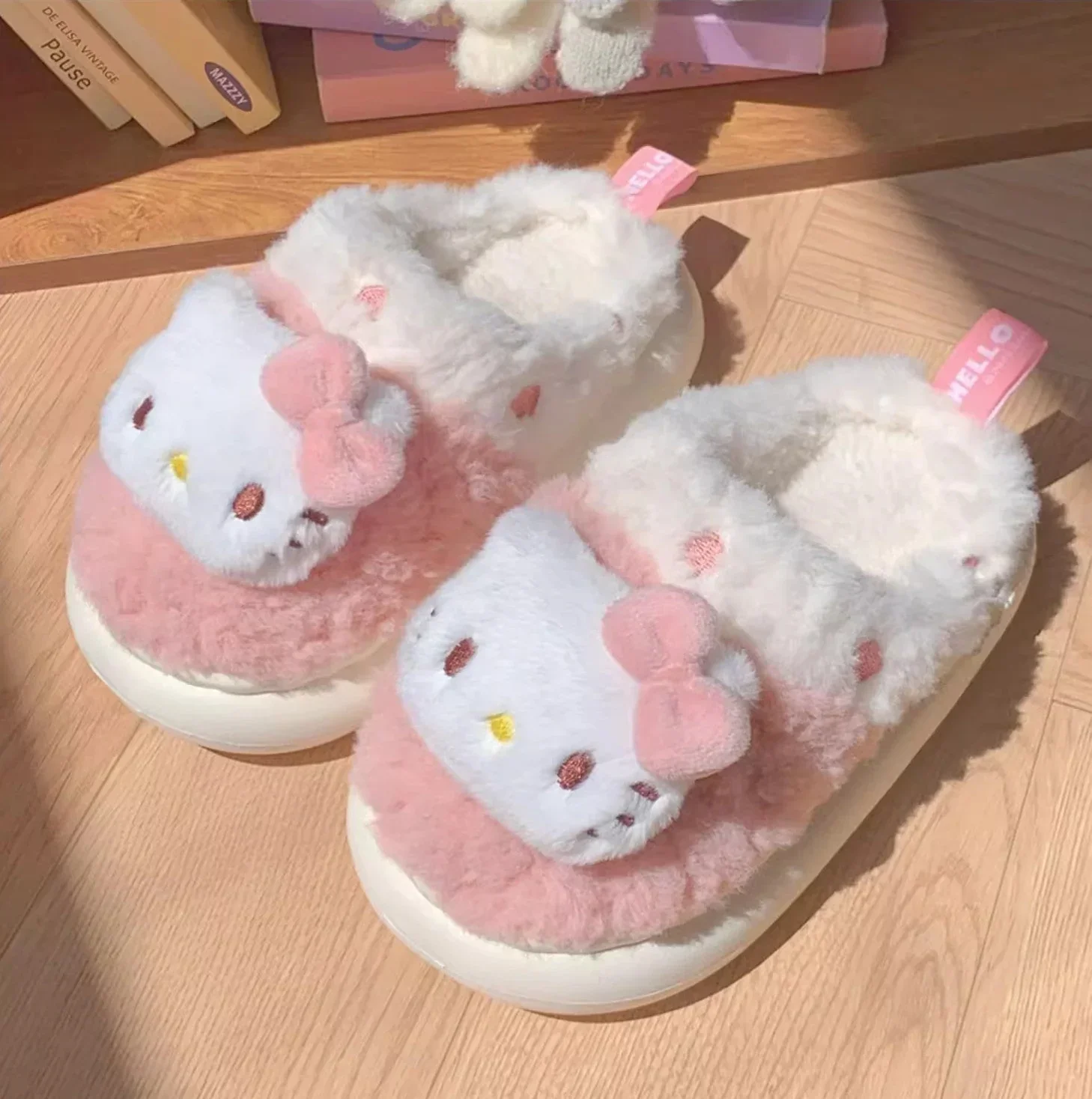 Hello KT Furry Feet Slippers - Image 2