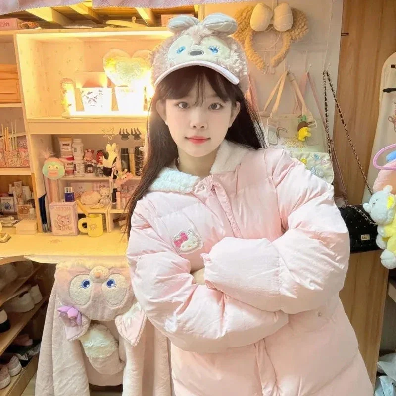 Hello KT Layered Bomber Puffer Jacket - Image 3