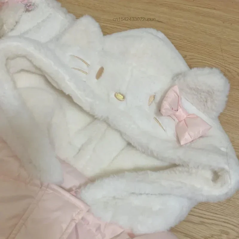 Hello KT Layered Bomber Puffer Jacket - Image 4