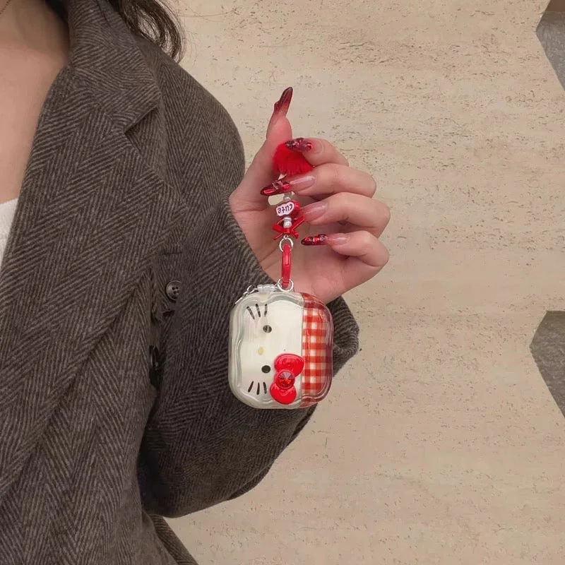 Hello KT Sweet Checkered Case (For AirPods) - Image 4