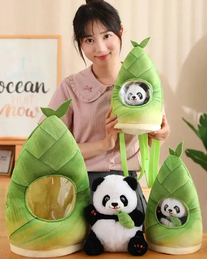 Bamboo Hideaway Panda Plushie - Image 2