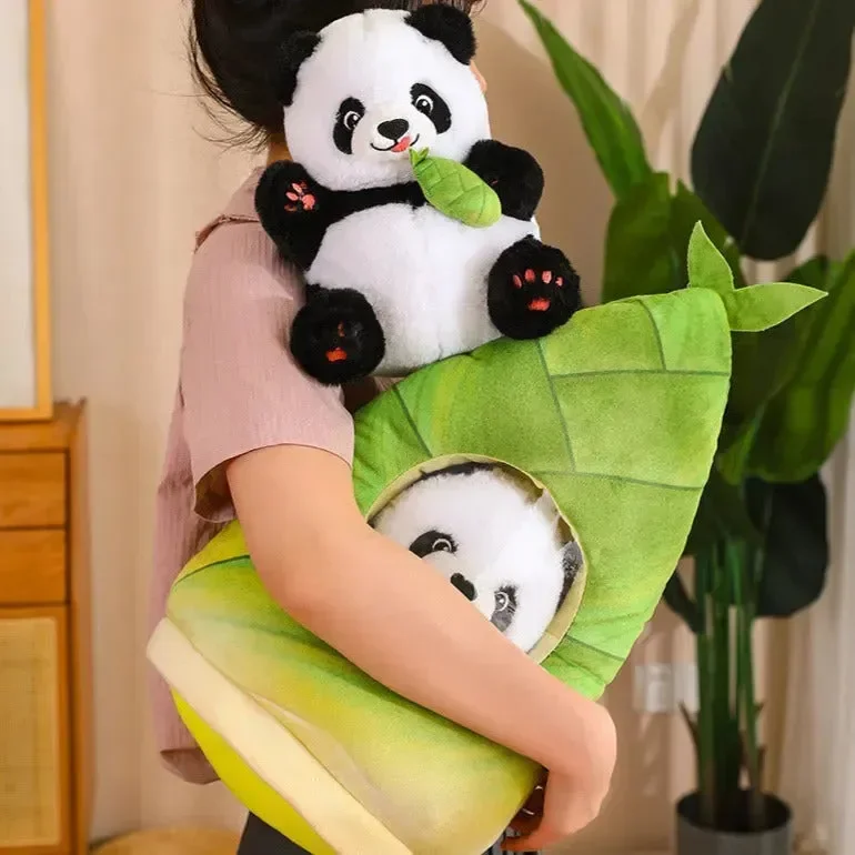 Bamboo Hideaway Panda Plushie - Image 3