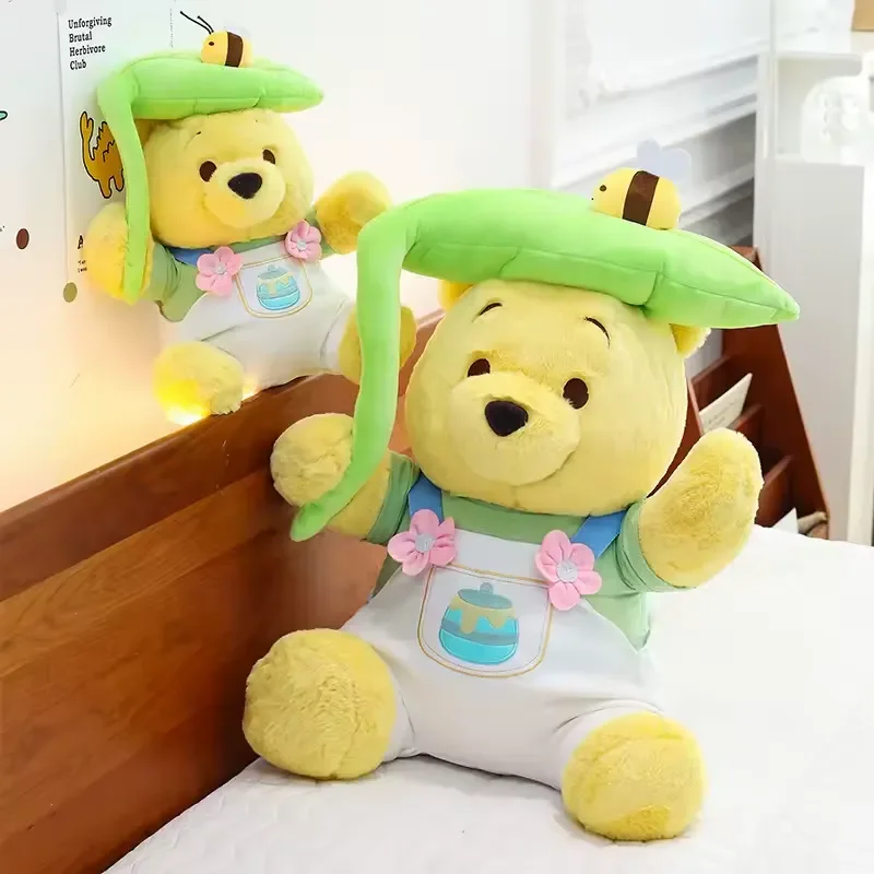 Honey Bear Leafy Decor Plush (33 cm) - Image 5