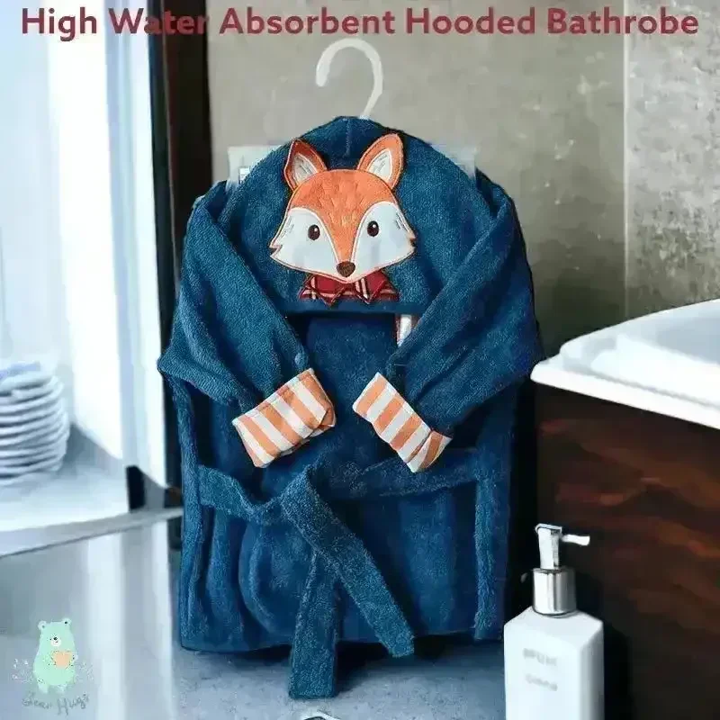 Hooded Bathrobe for Kids - Image 3