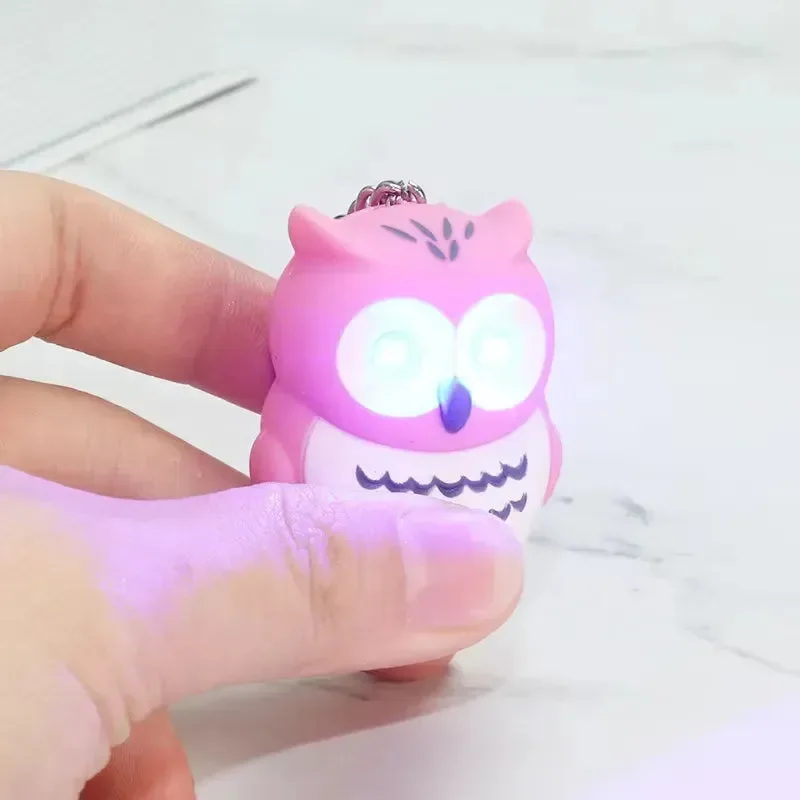 Hoot of Wisdom LED Owl Keychain - Image 10