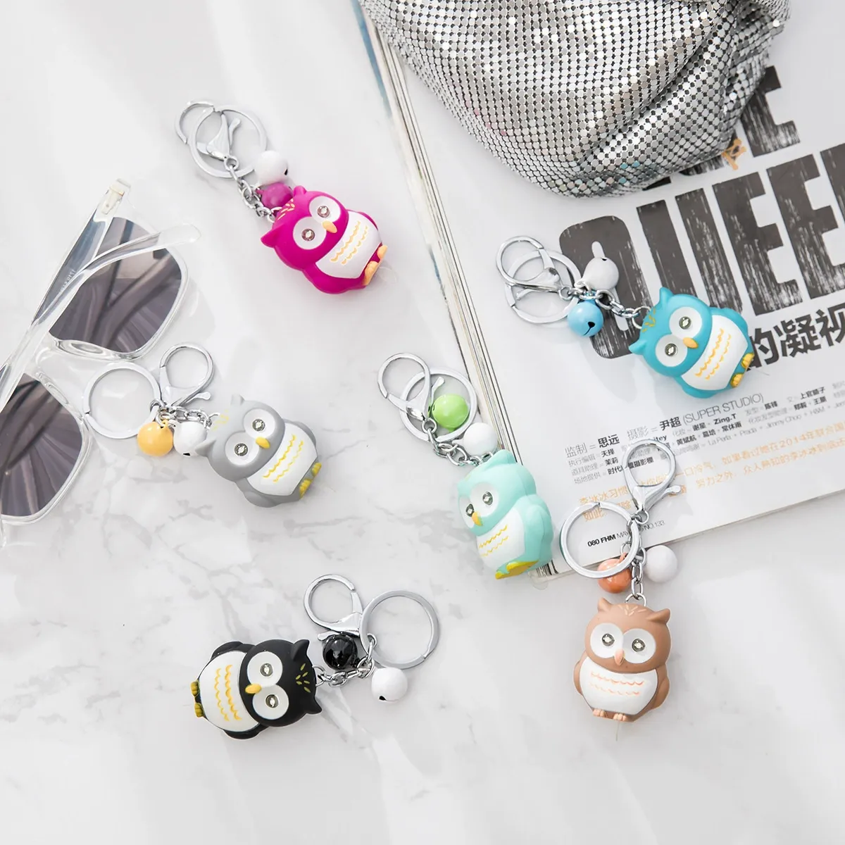 Hoot of Wisdom LED Owl Keychain - Image 6