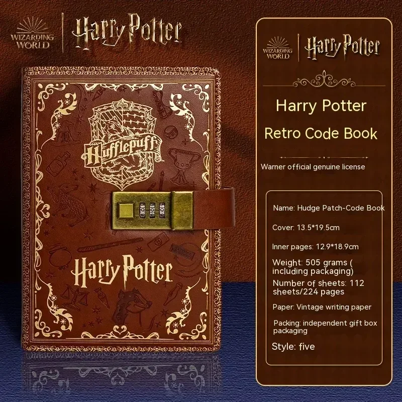 HP Premium Retro Password Lock A5 Notebook - Image 9