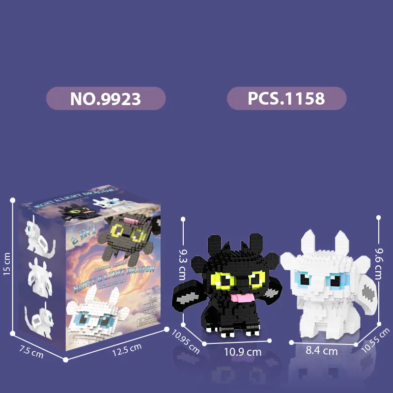 HTTYD Toothless Micro Building Blocks - Image 2