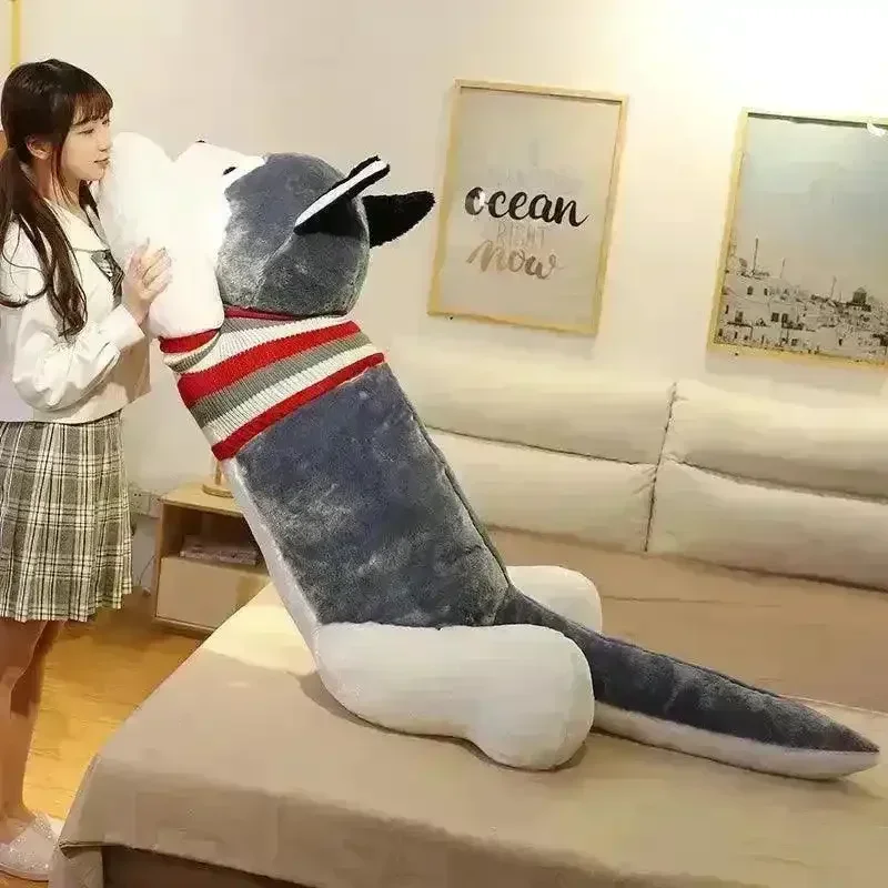 Huge Husky Dog Soft Plush - Image 4