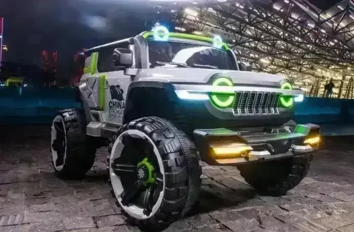 Hulk Two-Seater Electric Kids SUV - Image 6