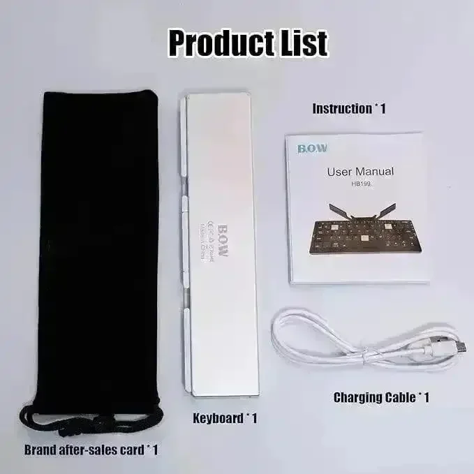 B.O.W. Hyperflex Mini Folding Keyboard - Image 13