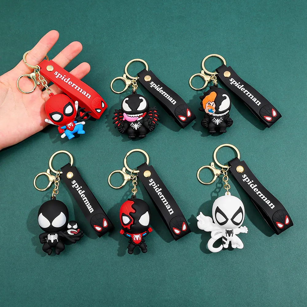 Iconic Venom x Spiderman 3D Keychain - Image 2