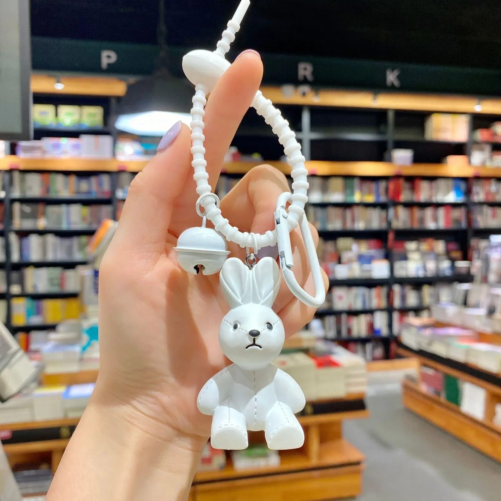 Impassive Rabbit Chonky Keychain - Image 5