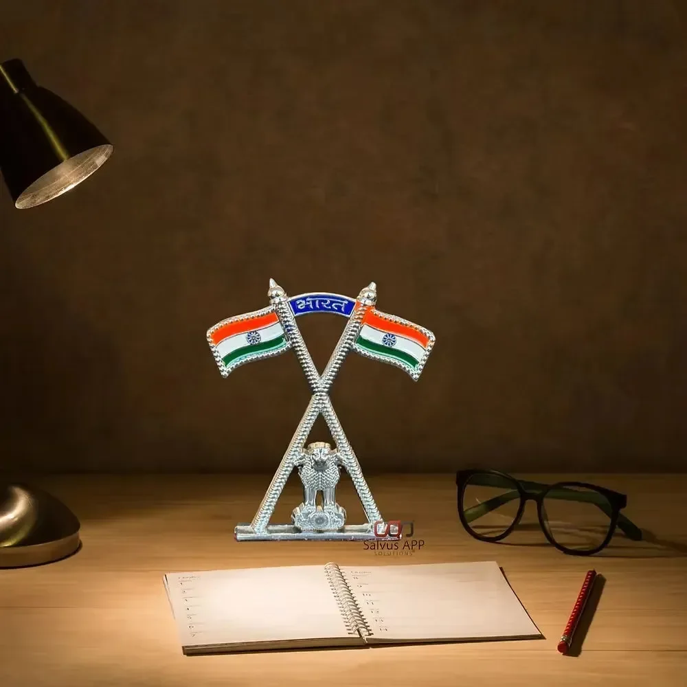 Indian Flag Patriotic Cross Decor Piece - Image 8