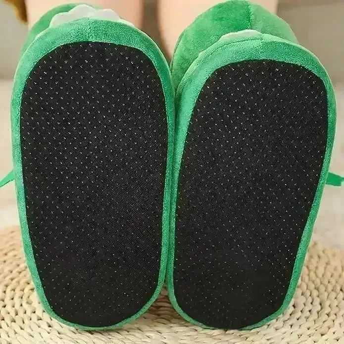 Indoor Croc Moving Mouth Plush Slippers - Image 10