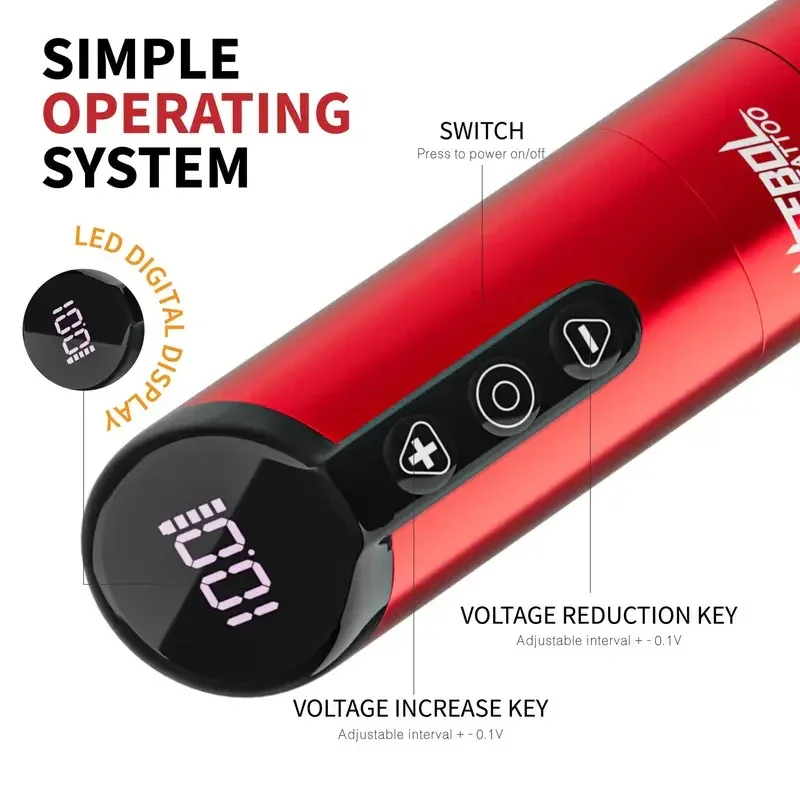 InkWeaver Pro Wireless Tattoo Set - Image 4