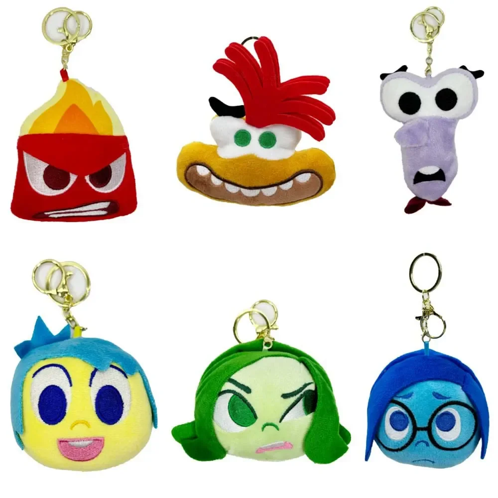 Inside Out Emotions Head Keychain