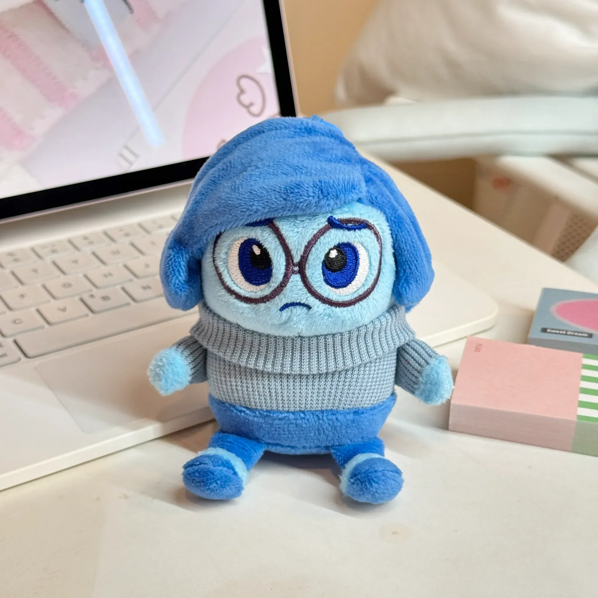 Inside Out Sadness Plush Keychain - Image 4