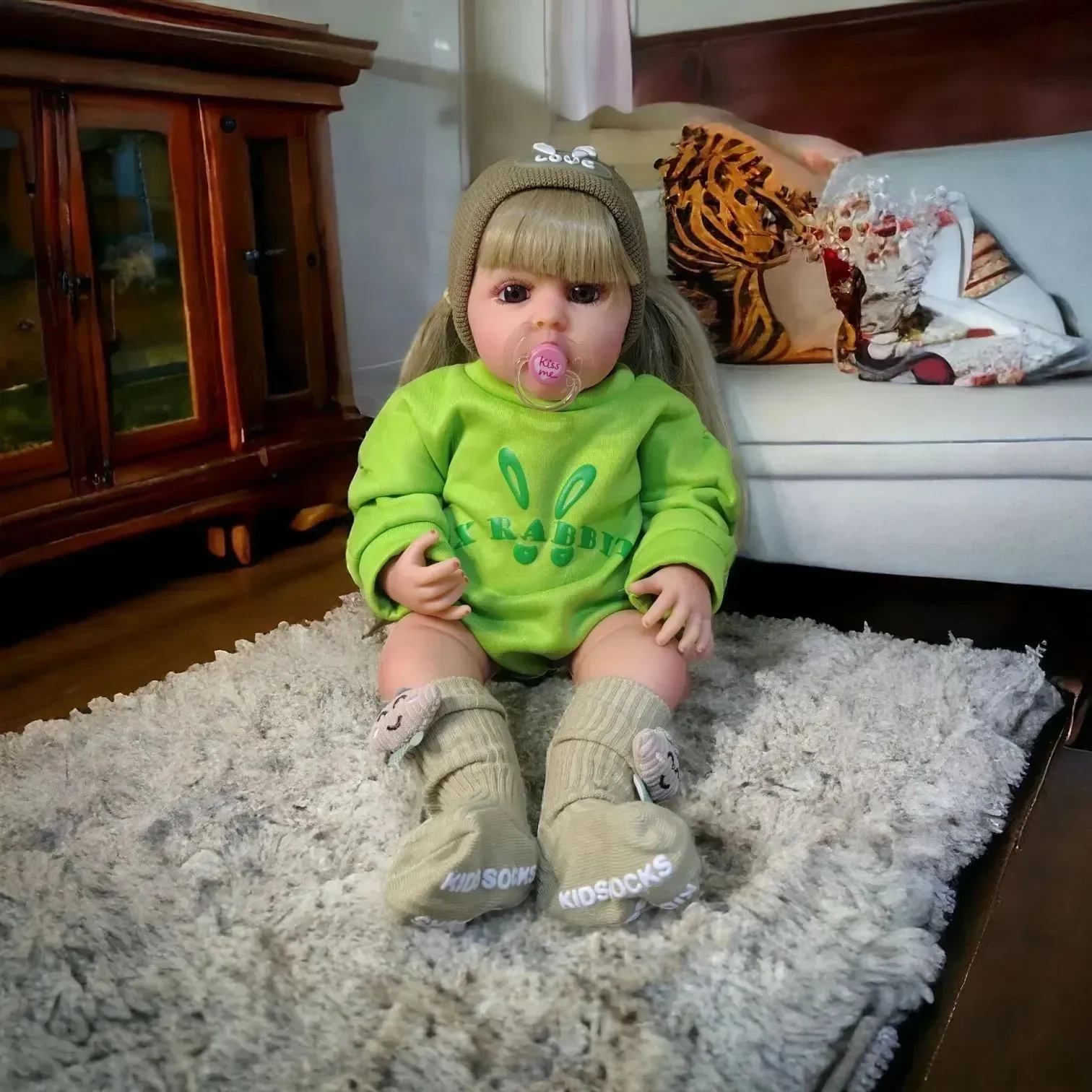 Interactive Baby Realistic Silicon Reborn Doll - Image 7