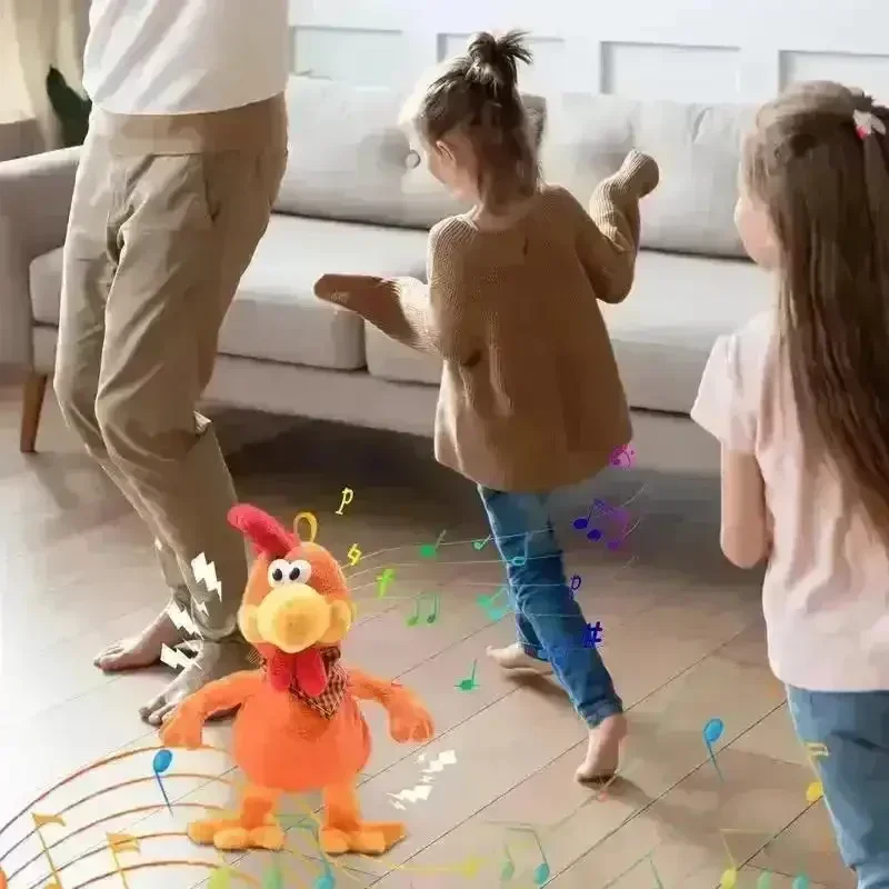 Interactive Chicken Plush Toy (30 cm) - Image 4
