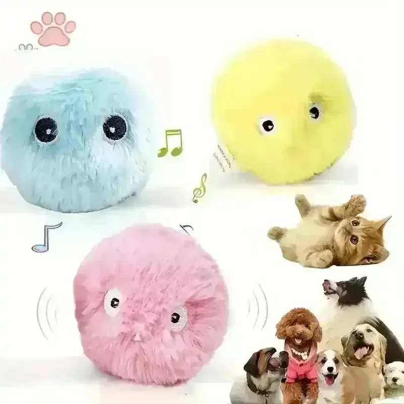 Interactive Chirping Cat Toy Balls - Image 4