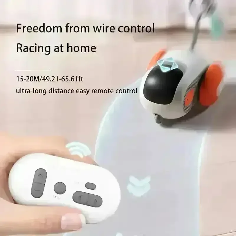 Interactive Dual-Mode Cat Teasing Toy Car - Image 6