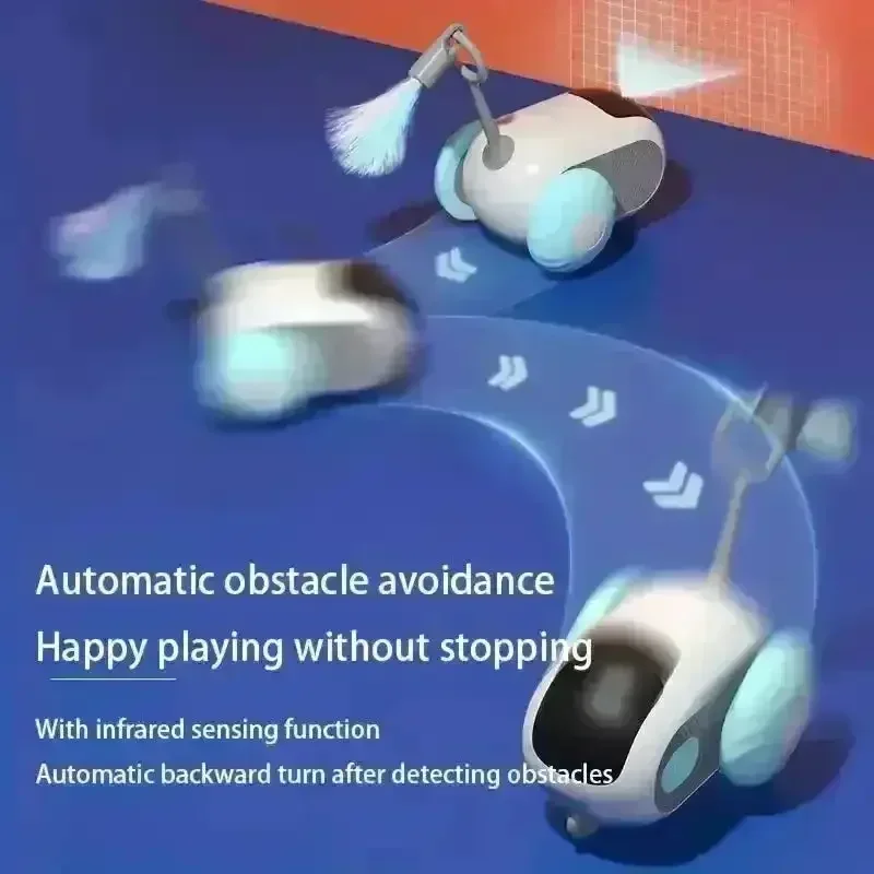 Interactive Dual-Mode Cat Teasing Toy Car - Image 7