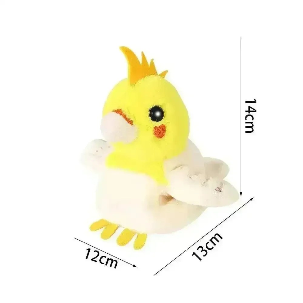 Interactive Squawking Parrot Plush Keychain - Image 11
