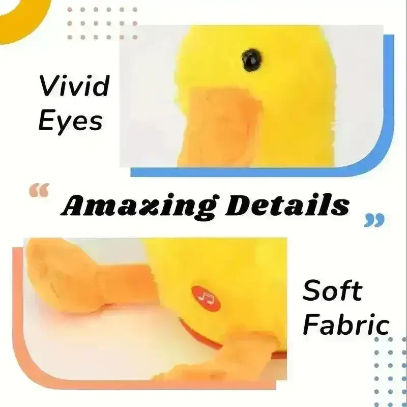 Interactive Yellow Duck with Moving Neck & Repeating Words - Image 4