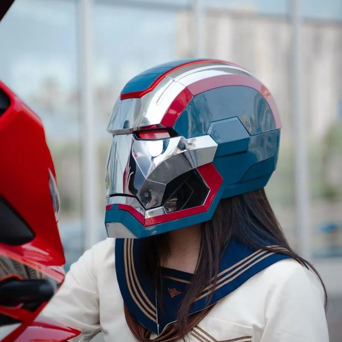 Iron Patriot Arsenal Smart Bike Helmet - Image 3