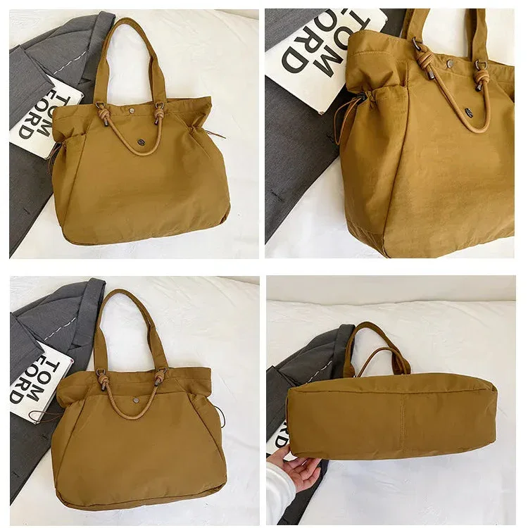 Japanese Style Large Nylon Tote Bag