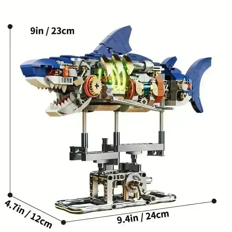 Jaw-some Shark Building Set (687 Pcs) - Image 8