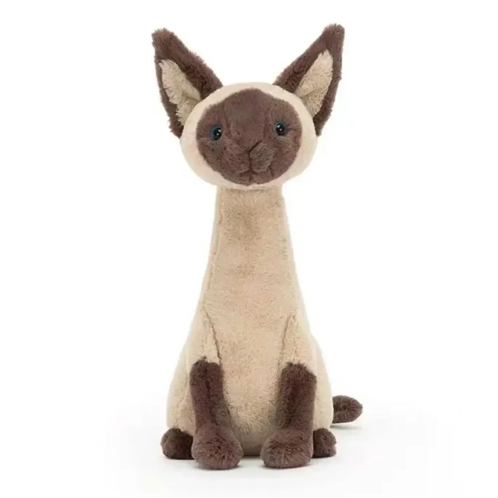 JC Elegant Siamese Cat Plush - Image 4