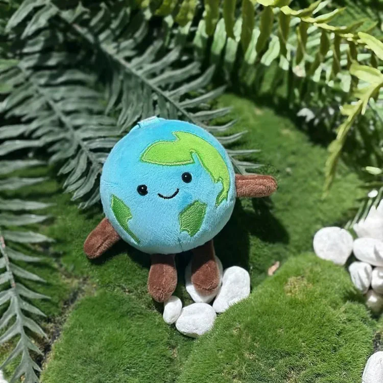 JC Little Earth Plush Keychain - Image 3