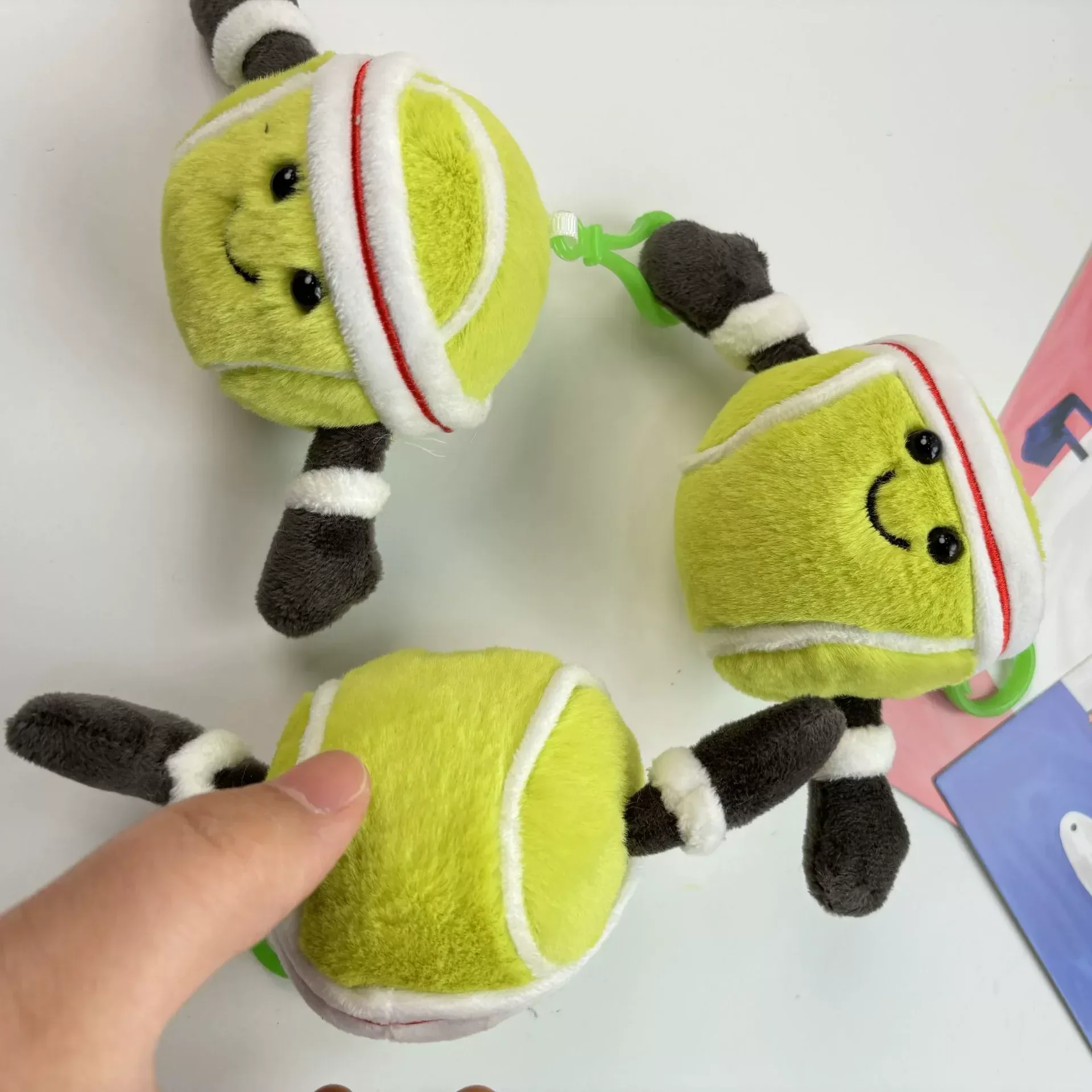 JC Sporty Balls Plush Keychain - Image 8