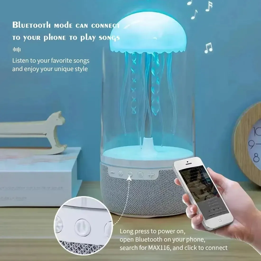 Jellyfish Rhapsody Speaker Lamp - Image 3