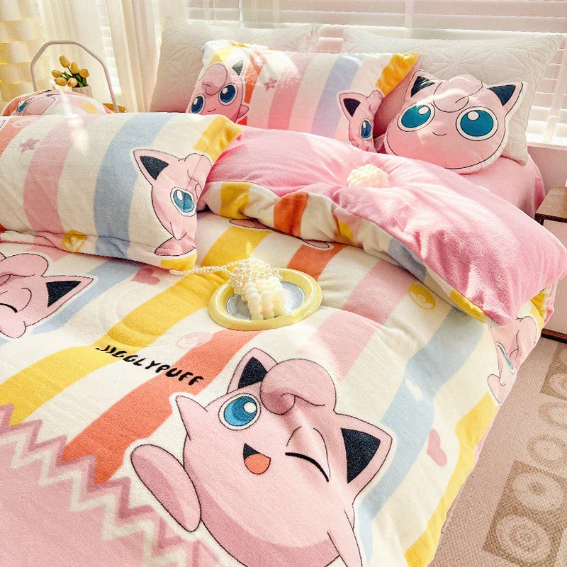 Jigglypuff Pink Shades Pokimon Bedding - Image 2