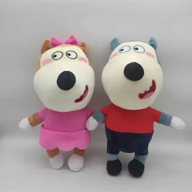 Joyful Wolf Family Plush (30 cm)