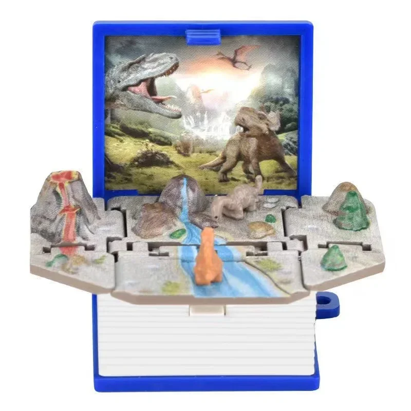 Jurassic Dinosaur Folding Book Keychain - Image 12