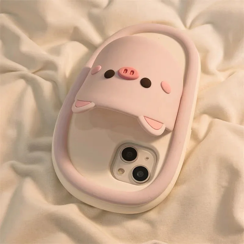 Kawaii Animal Slipper Case (for iPhones) - Image 6