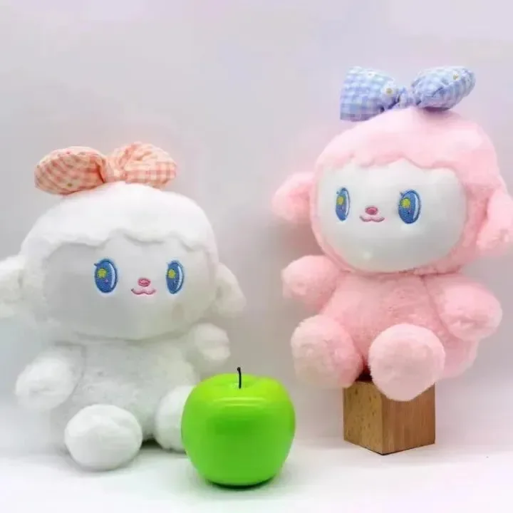 Kawaii Bow Sheep Plush Toy (25 cm)