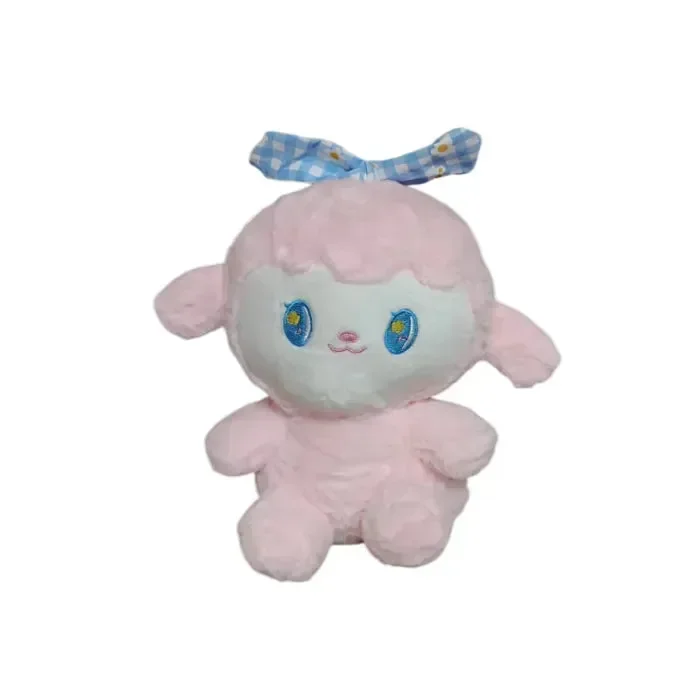 Kawaii Bow Sheep Plush Toy (25 cm) - Image 3