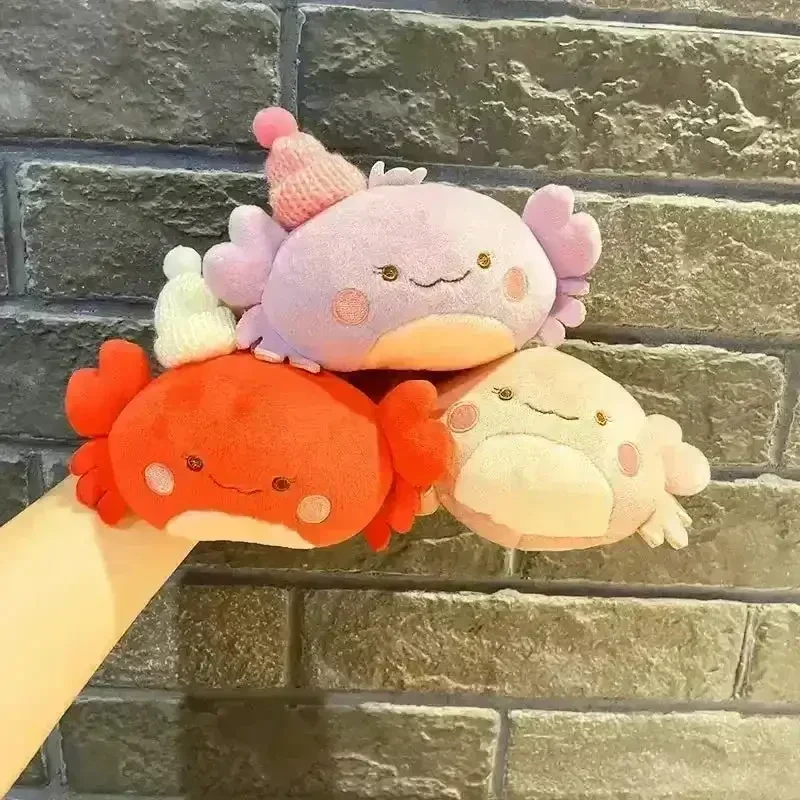 Kawaii Crab With Hat Plush Keychain - Image 2