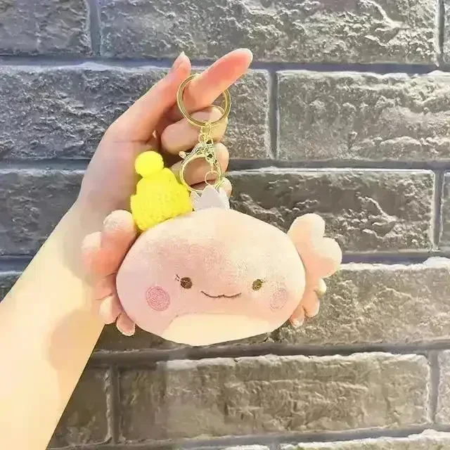 Kawaii Crab With Hat Plush Keychain - Image 5