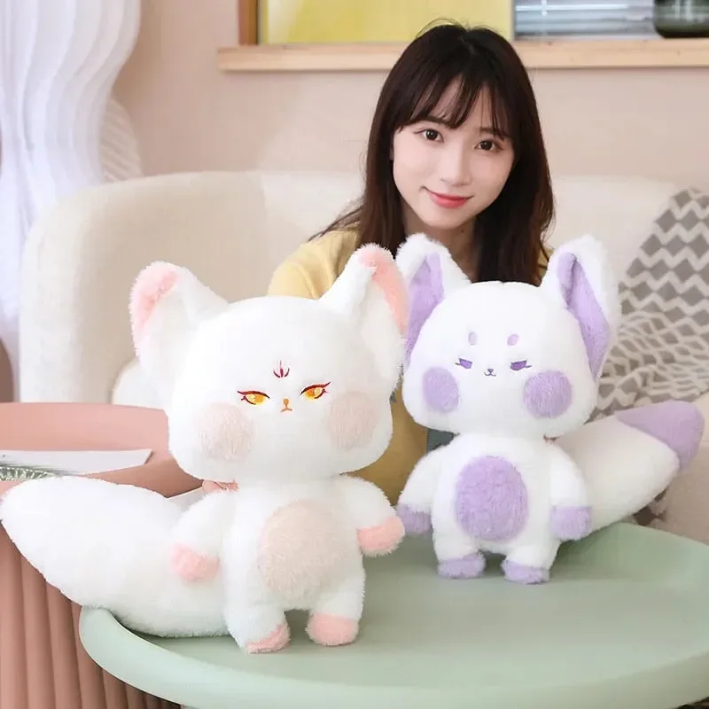 Kawaii Feline Fox Plushies - Image 4