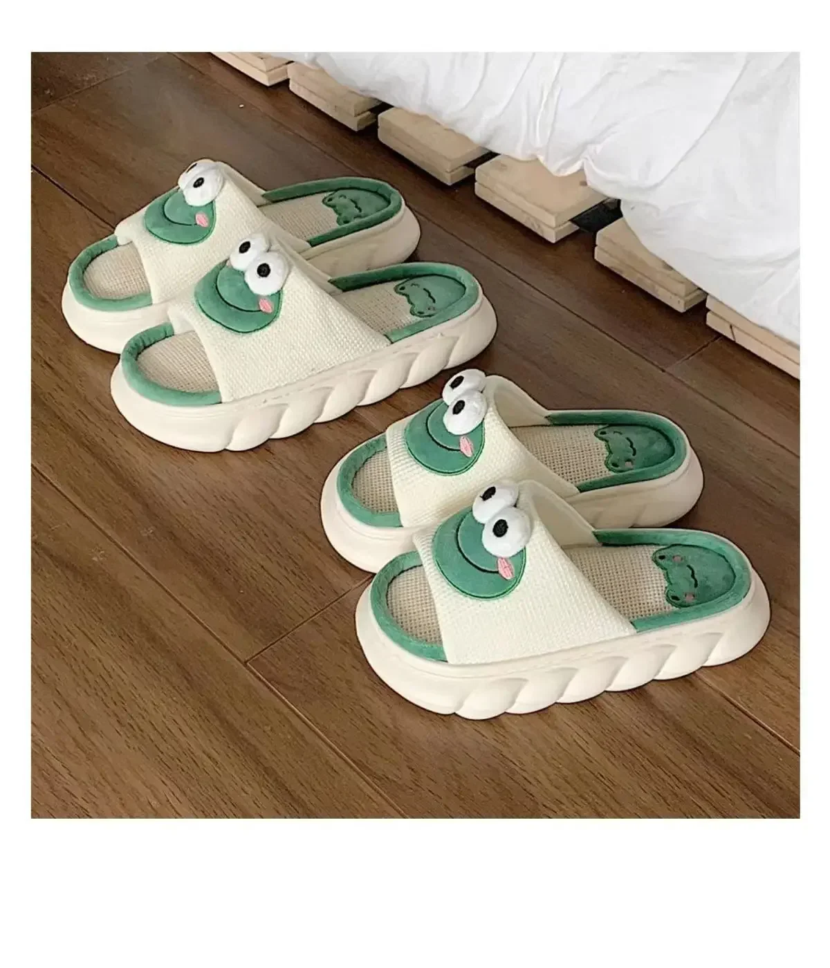 Kawaii Frog Anti-Slip Indoor Slippers - Image 19