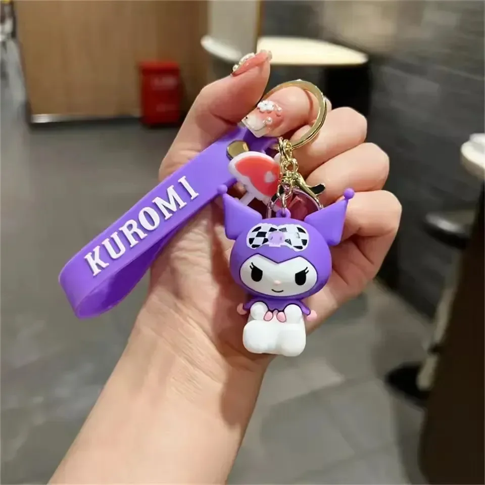 Kawaii Kuromi Palette Play Keychain - Image 5