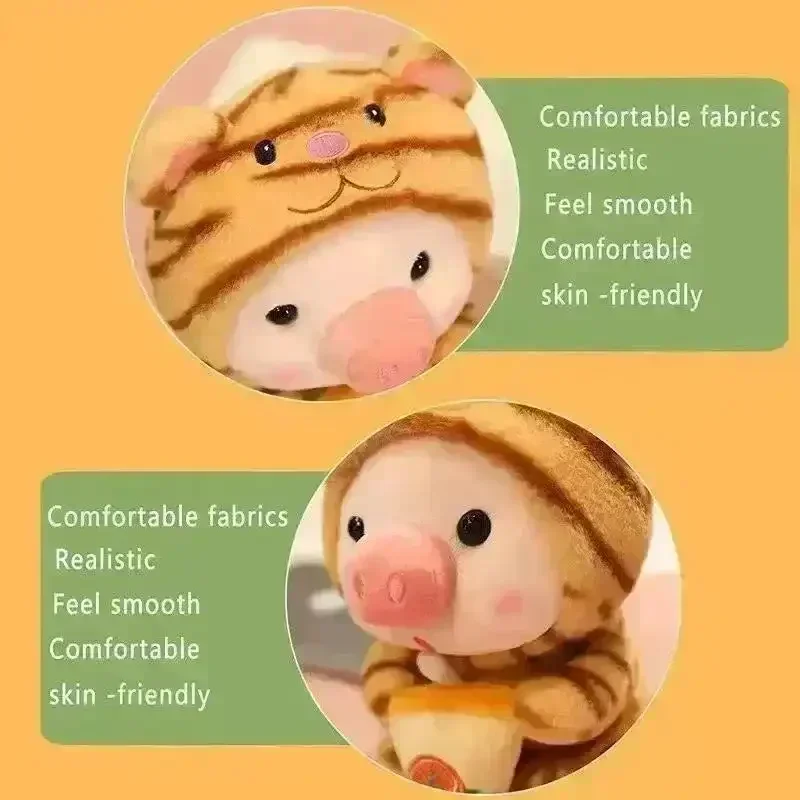 Kawaii Milk Tea Piggy Plush (25 cm) - Image 5