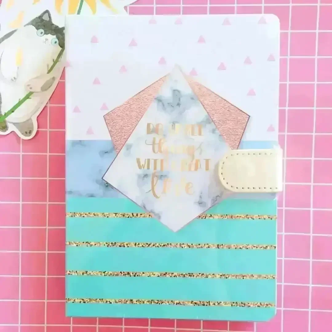 Kawaii Motivational A6 Diaries with Magnetic Clasp - Image 6
