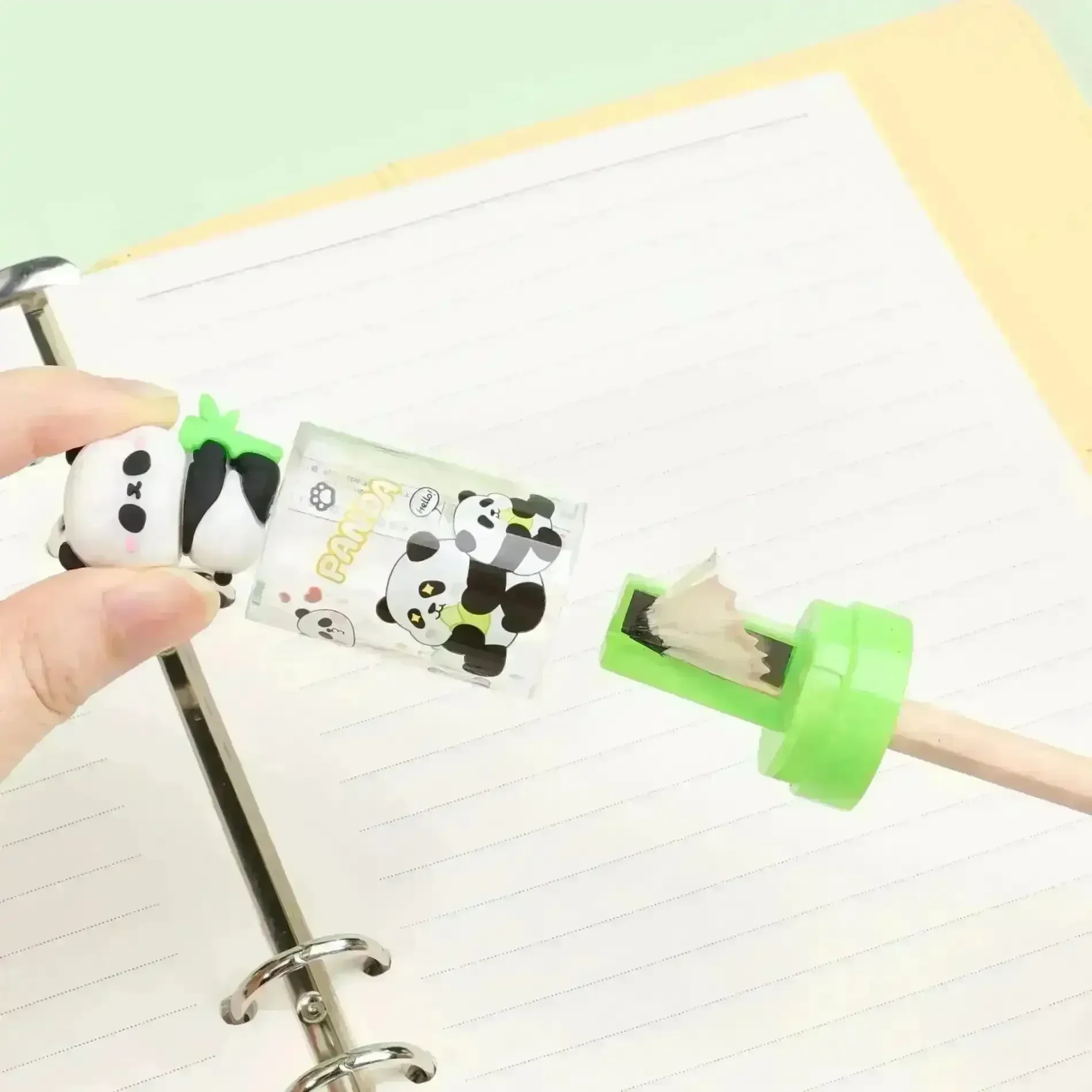 Kawaii Panda Pencil Sharpener - Image 4
